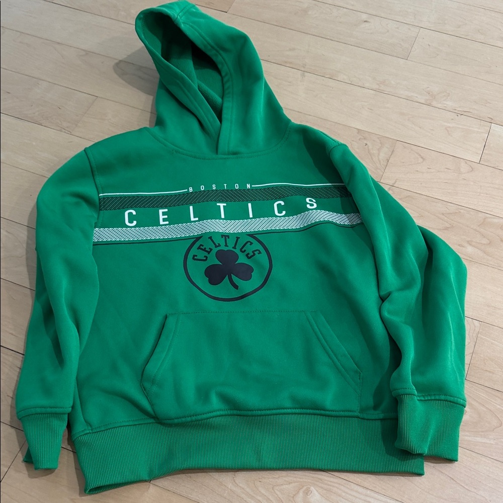 NBA Boston Celtics Green Pullover Hoodie for Kids